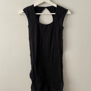 Bebe black keyhole bodycon dress